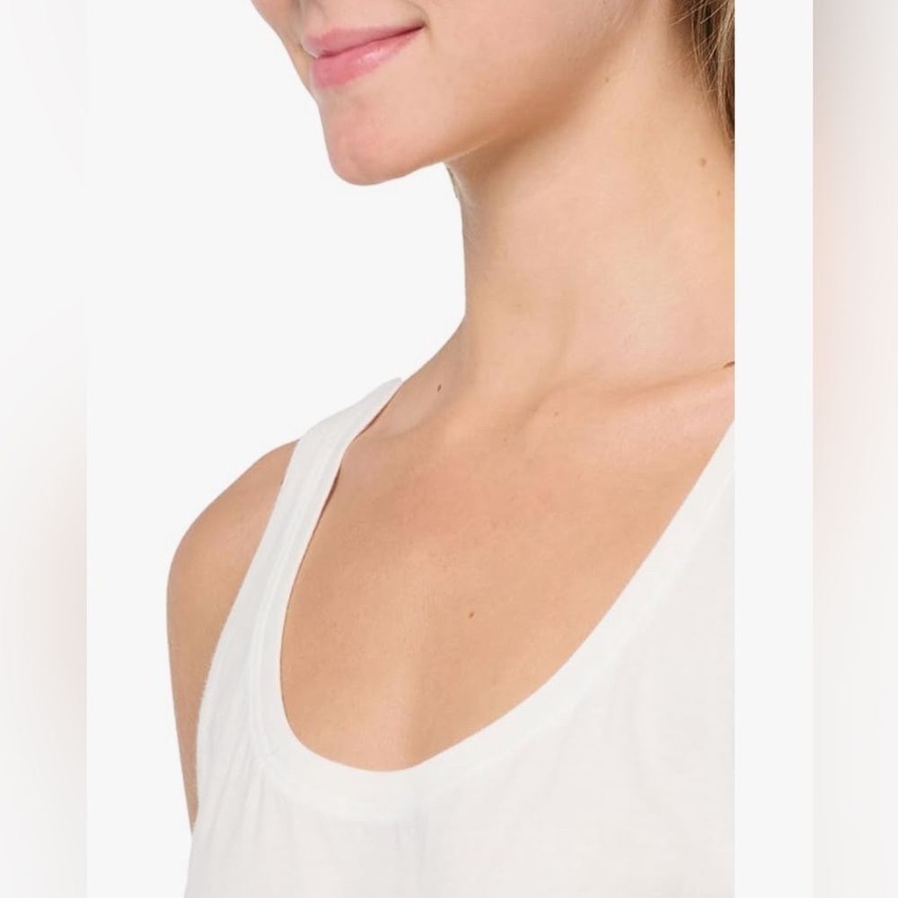 AG Women’s White Tank Top - Size M - Picture 2 of 6